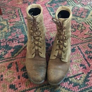 Vintage Laredo kiltie lace up boots size 10